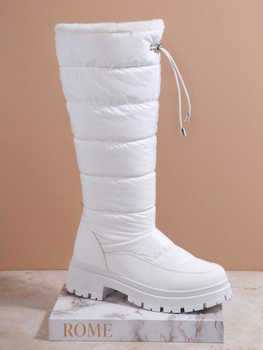 Faux Leather Knee High Boots - Body By J'ne