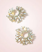 Rhinestone Decor Stud Earrings