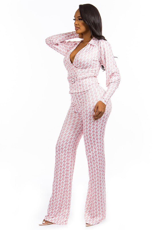 HEAR ME OUT TWO PIECE PANT SET - Body By J'ne