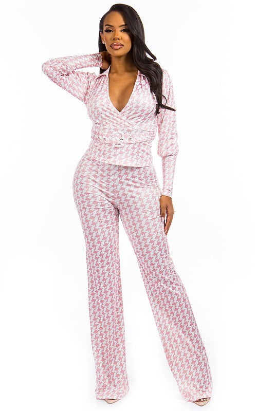 HEAR ME OUT TWO PIECE PANT SET - Body By J'ne