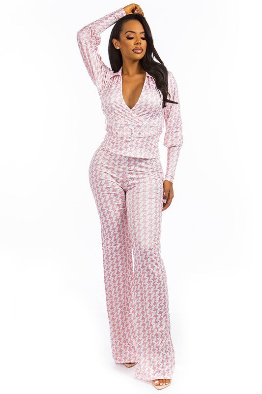HEAR ME OUT TWO PIECE PANT SET - Body By J'ne