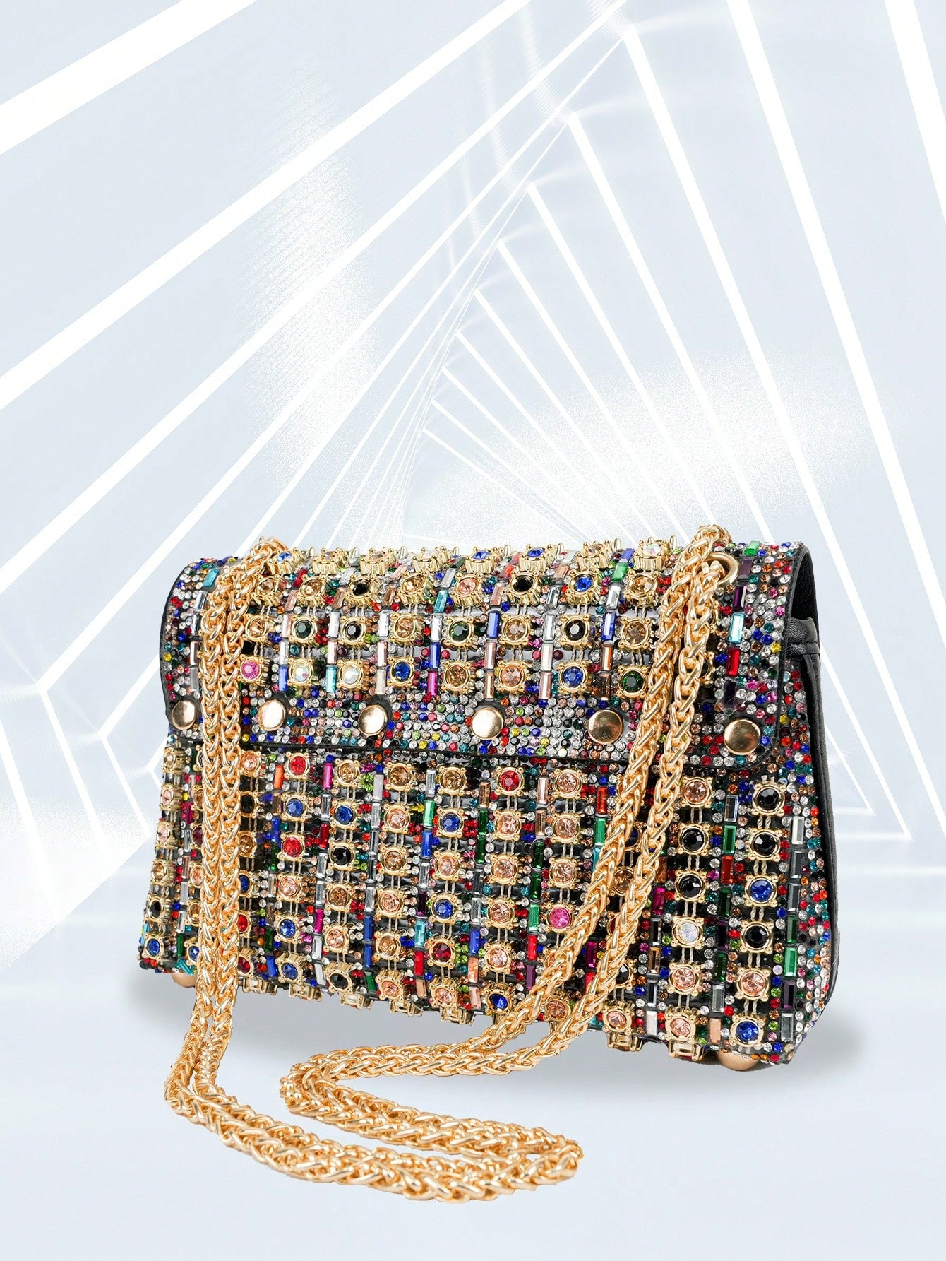 Diamond-Encrusted Evening Bag - Body By J'ne