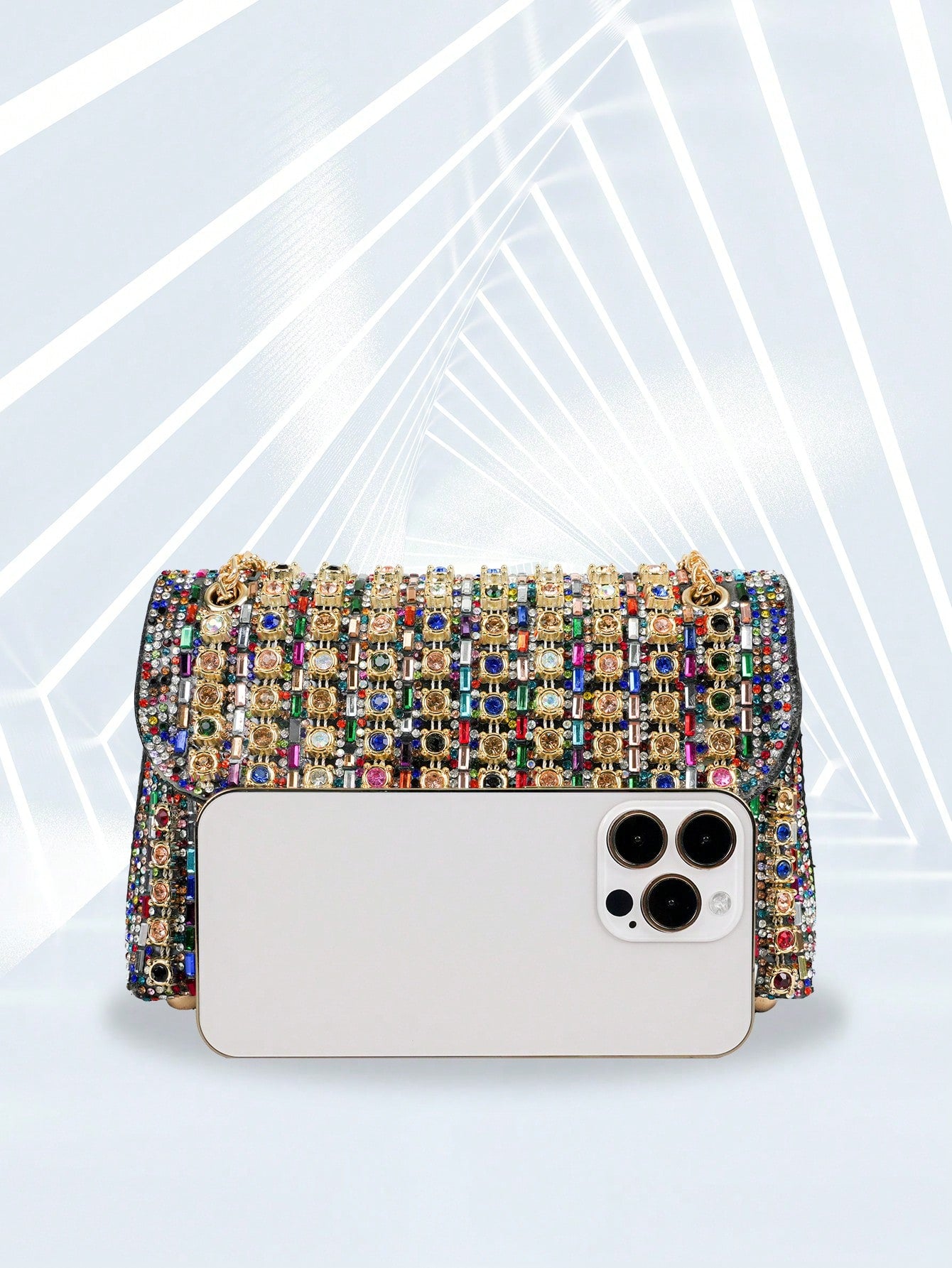 Diamond-Encrusted Evening Bag - Body By J'ne