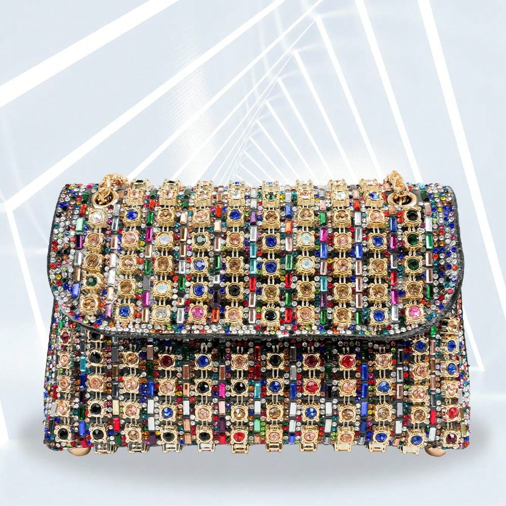 Diamond-Encrusted Evening Bag - Body By J'ne