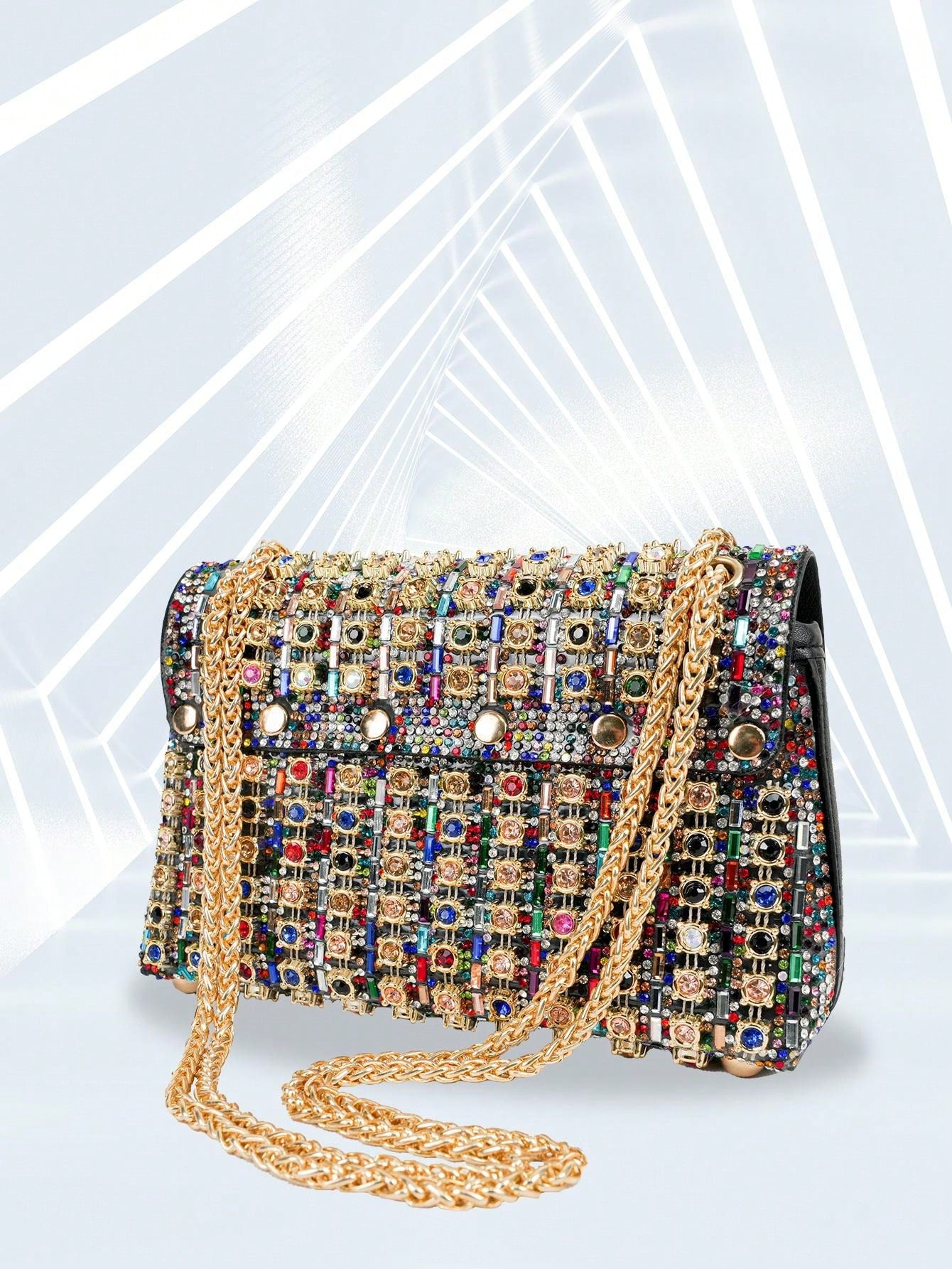 Diamond-Encrusted Evening Bag