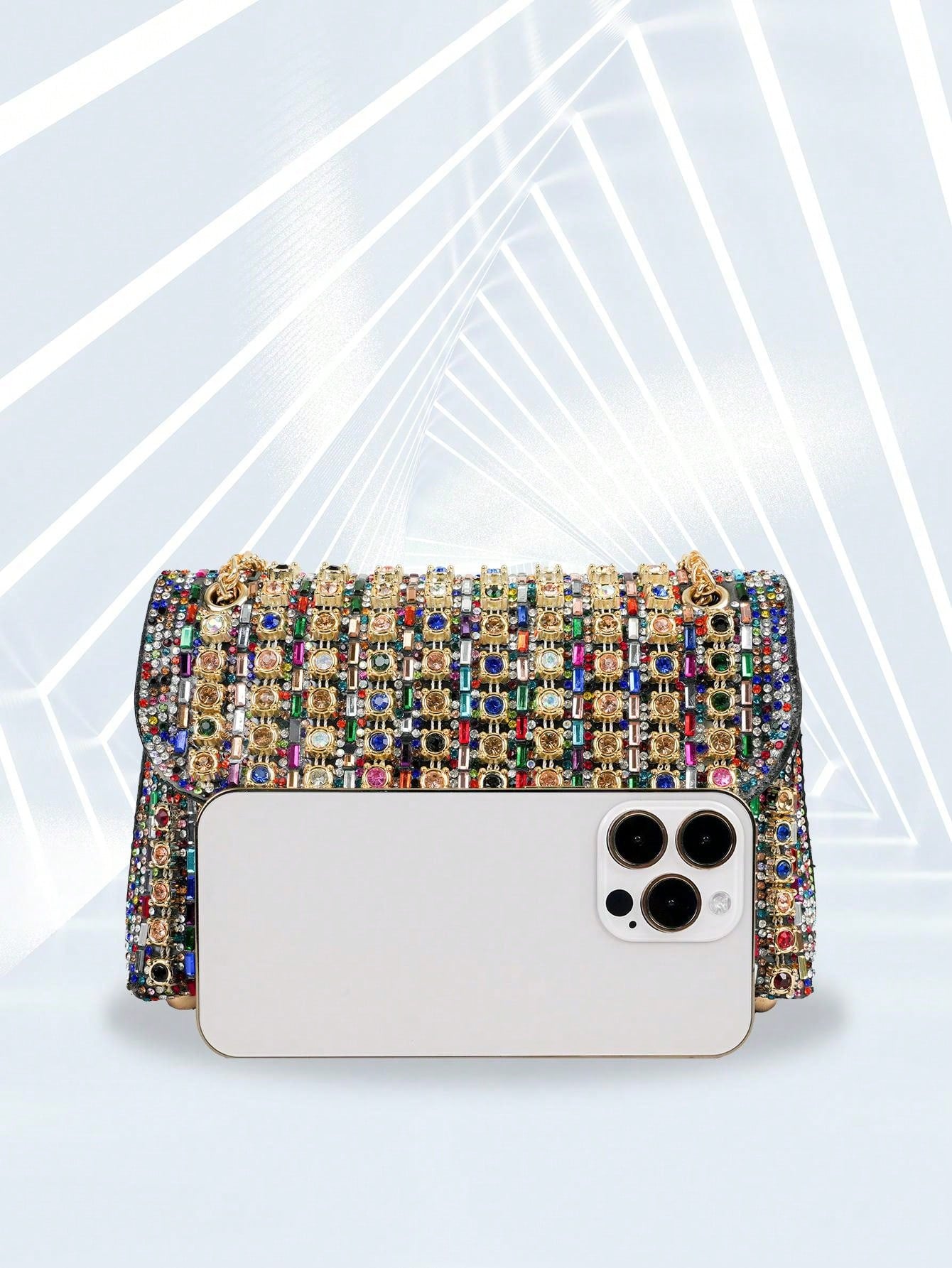 Diamond-Encrusted Evening Bag - Body By J'ne