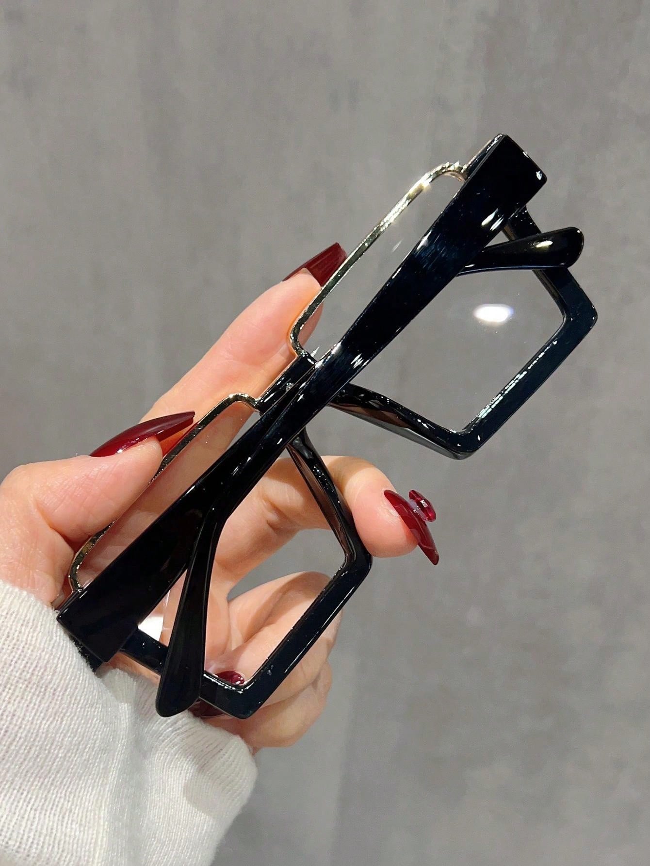 Metal Rim Blue Light Blocking Clear Lens Glasses - Body By J'ne