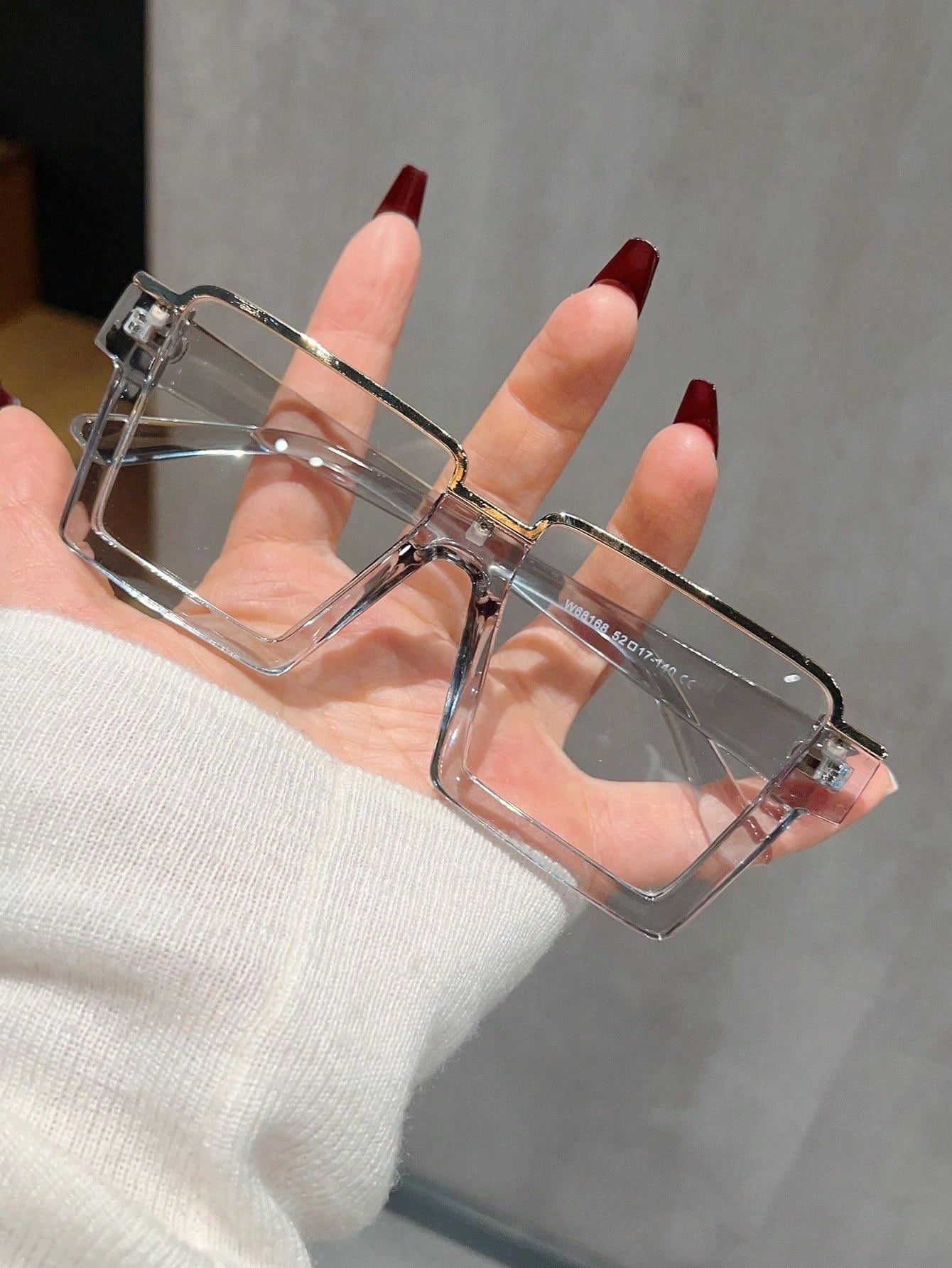 Metal Rim Blue Light Blocking Clear Lens Glasses - Body By J'ne