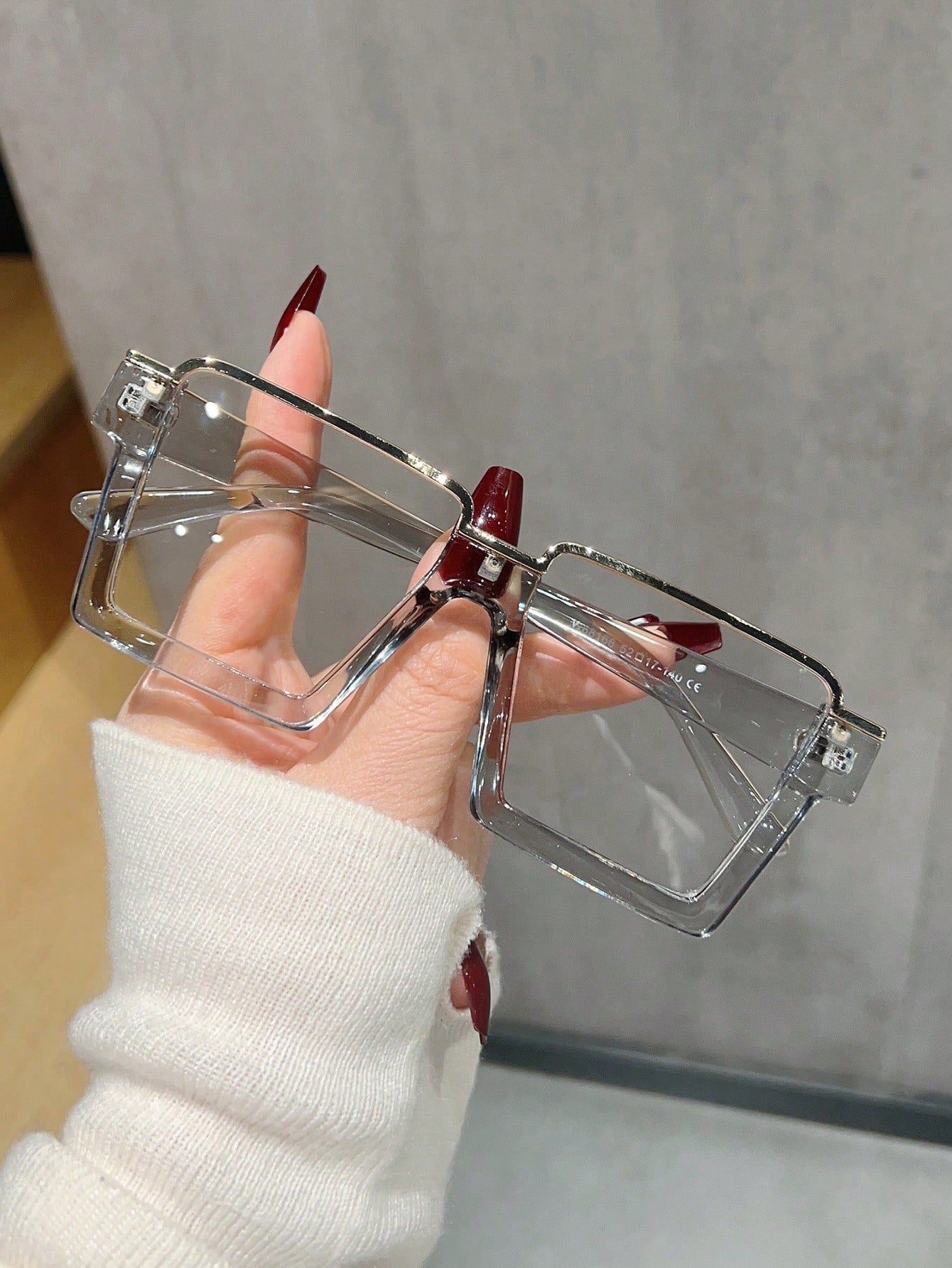 Metal Rim Blue Light Blocking Clear Lens Glasses - Body By J'ne