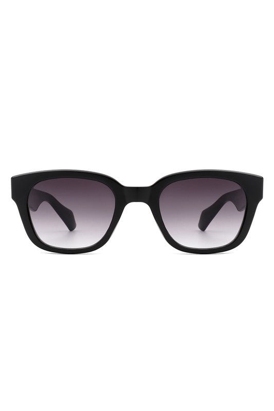 Gafas de sol clásicas de moda con montura cuadrada de cuerno