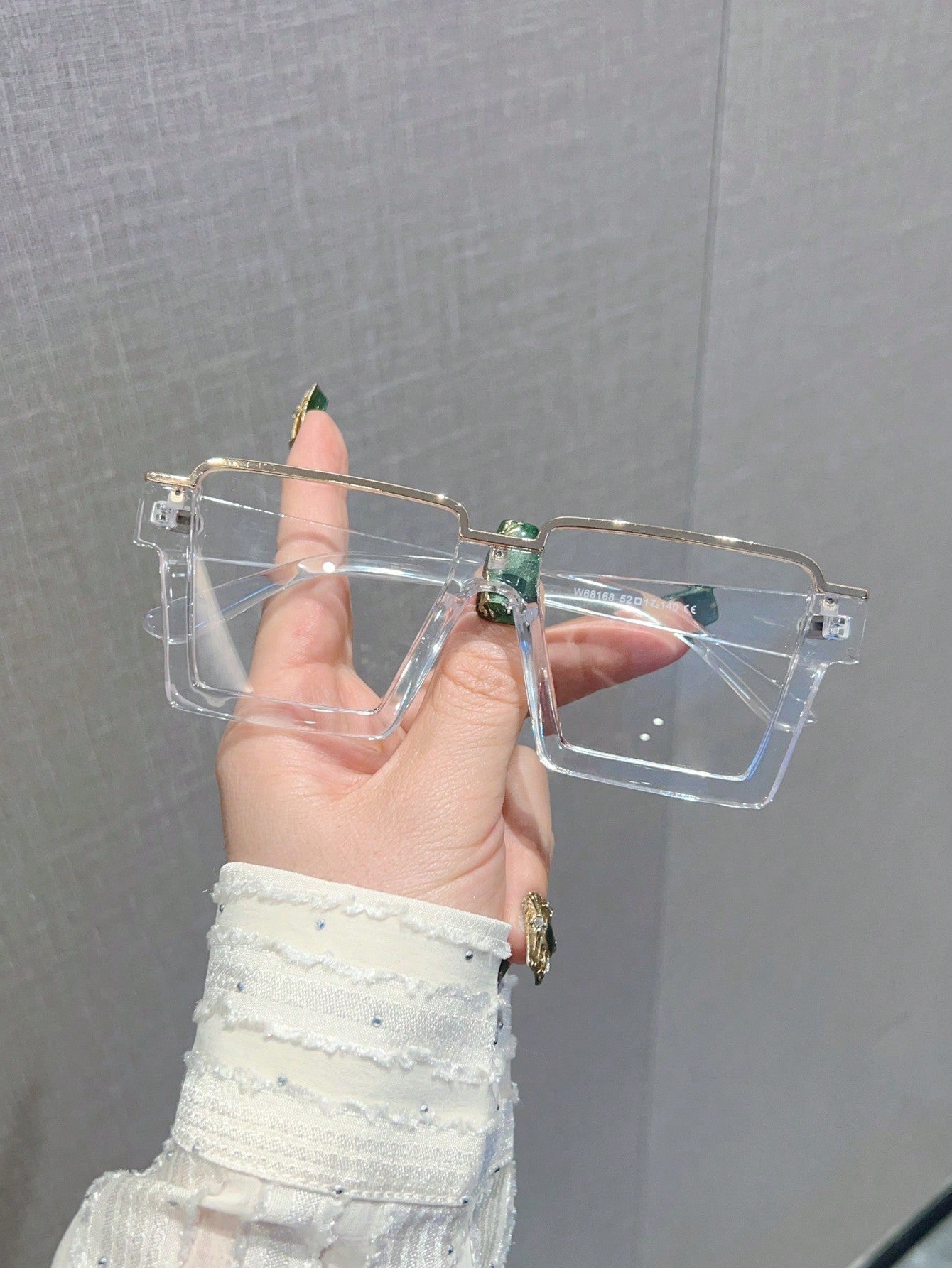 Metal Rim Blue Light Blocking Clear Lens Glasses - Body By J'ne