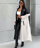 London Lapel Long Sleeve Fashion Trench Coat