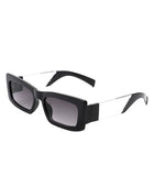 Rectangle Narrow Slim Retro Square Sunglasses