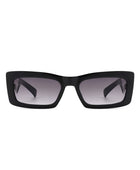 Rectangle Narrow Slim Retro Square Sunglasses