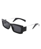 Rectangle Narrow Slim Retro Square Sunglasses