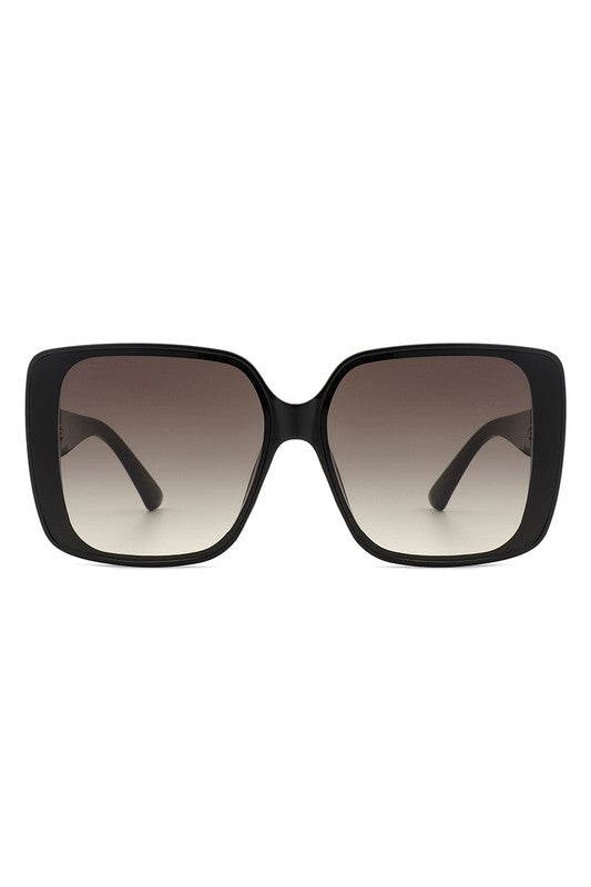 Square Retro Fashion Flat Top Women Sunglasses