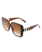 Square Retro Fashion Flat Top Women Sunglasses