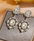 Bridal Rhinestone Drop Earrings