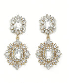 Bridal Rhinestone Drop Earrings