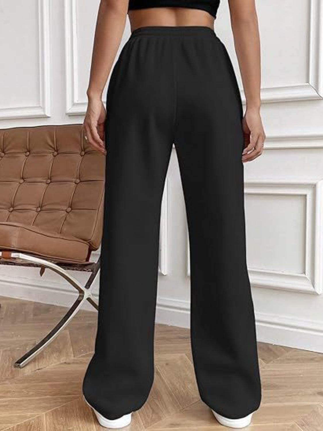 Drawstring Wide Leg Pants with Pockets - Body By J'ne