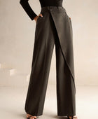 Asymmetrical Casual Straight Pants