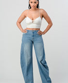 Athena Wide Leg Denim Jeans