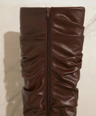 Slouch Wedge Boots