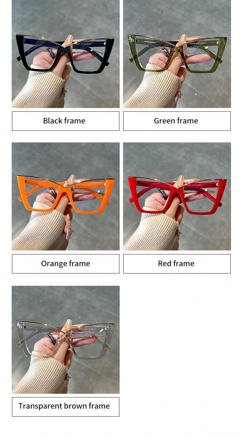 Cat Eye Shape Metal Frame