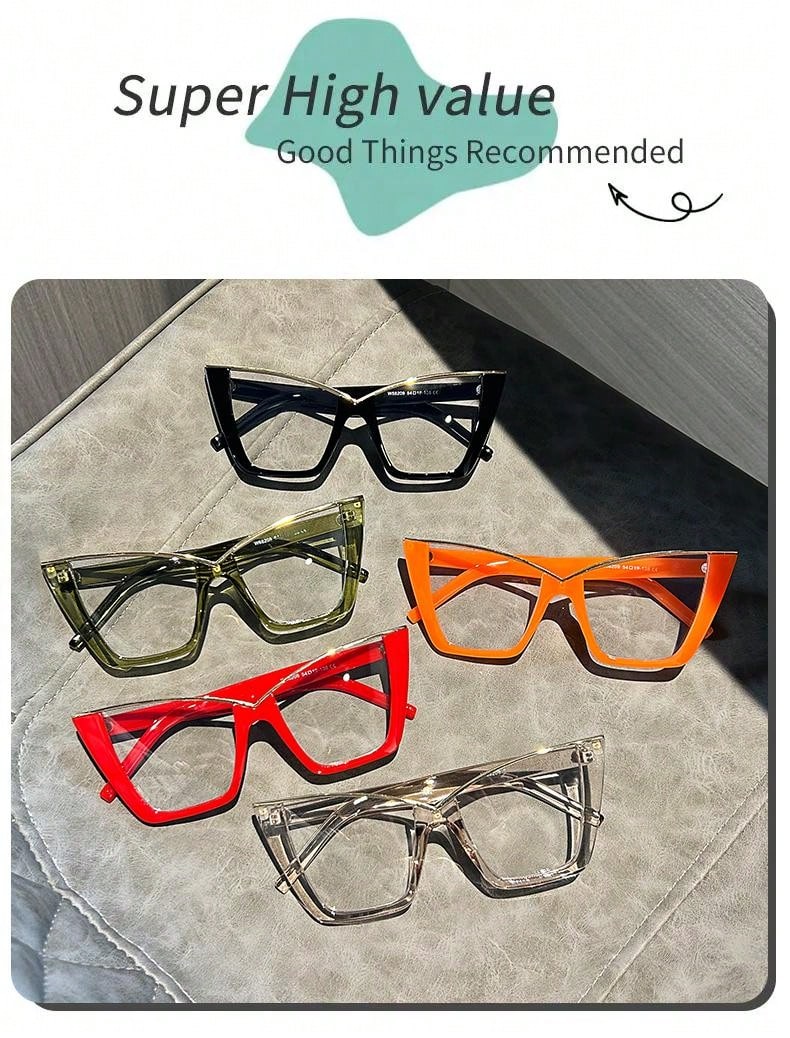 Cat Eye Shape Metal Frame