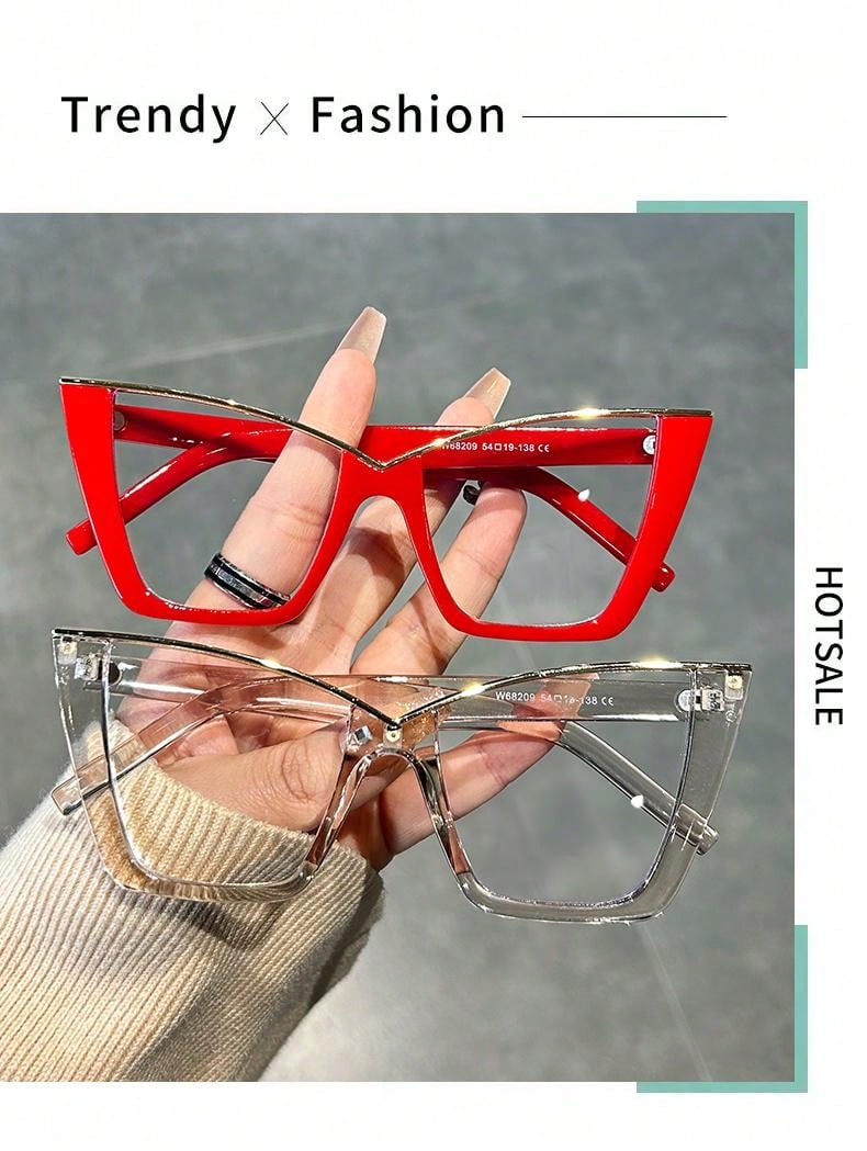 Cat Eye Shape Metal Frame