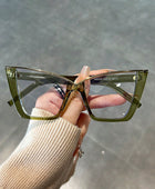 Cat Eye Shape Metal Frame