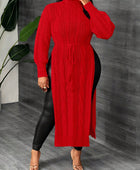 Long Sleeve High Neck Winter Dress