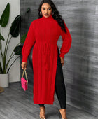 Long Sleeve High Neck Winter Dress