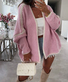 Colorblock Long Sleeve Cardigan