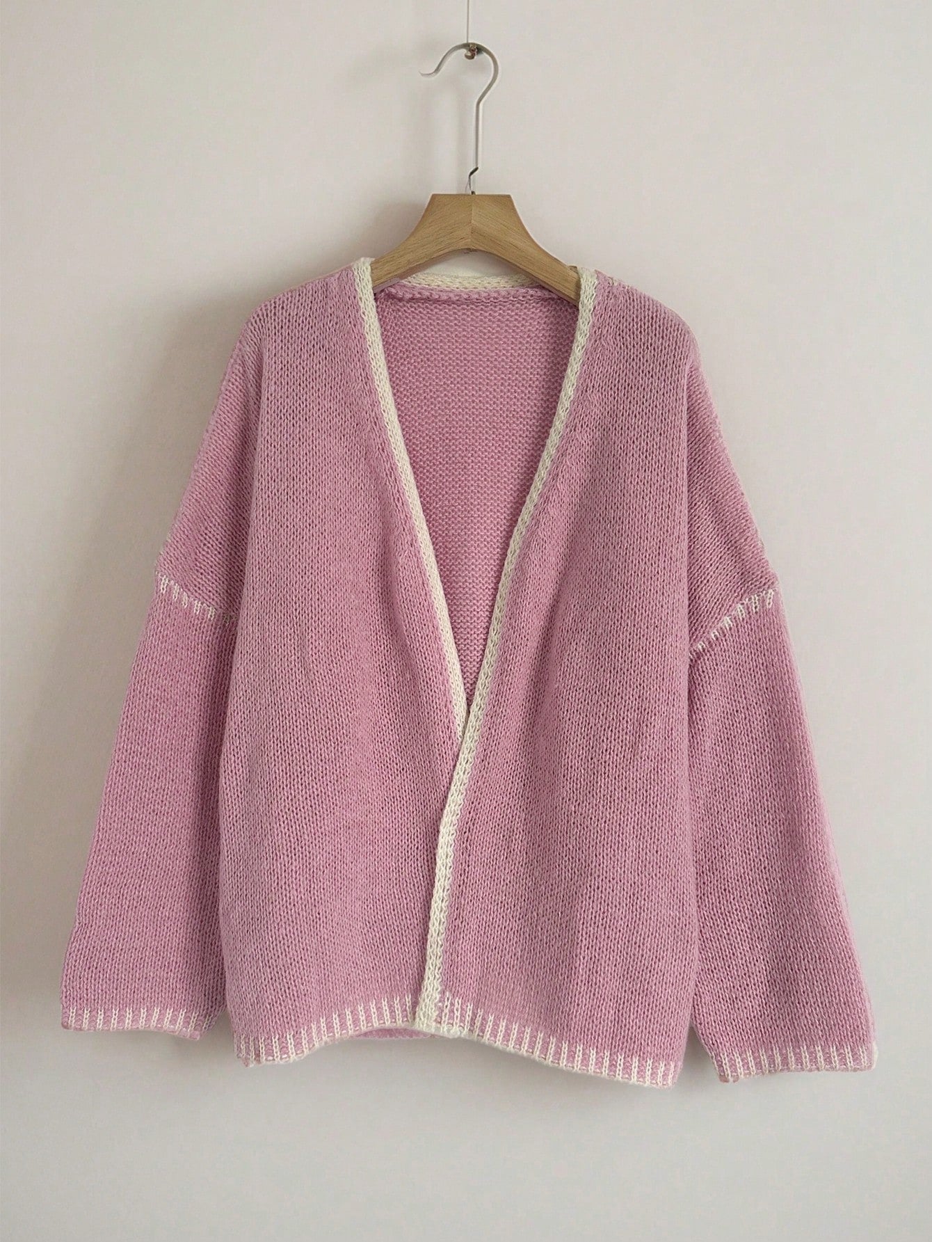 Colorblock Long Sleeve Cardigan