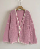 Colorblock Long Sleeve Cardigan