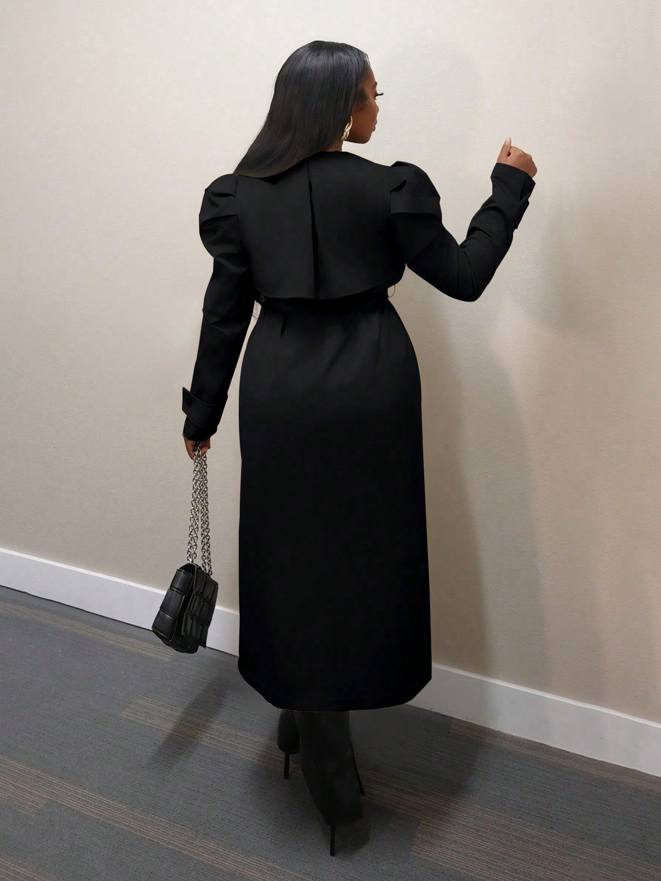 Lock In Double-Breasted Trench Coat - Body By J'ne