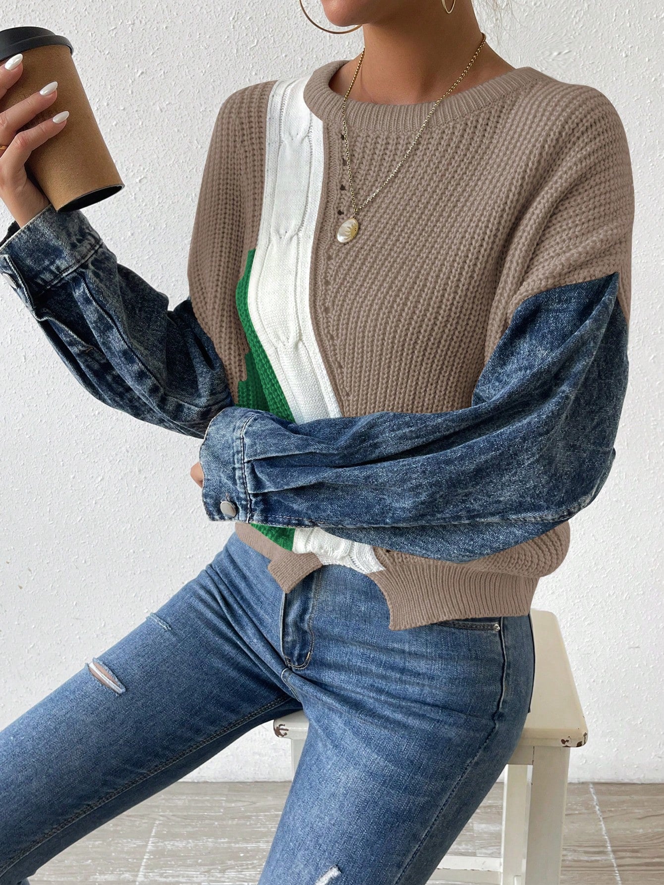 Chic Casual Knitted Sweater - Body By J'ne