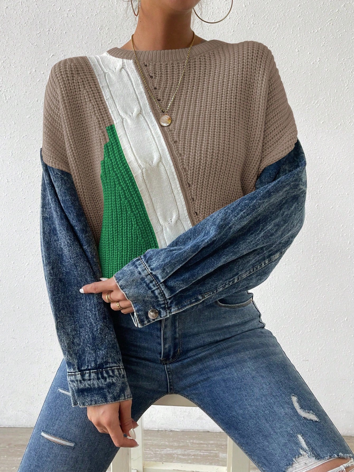 Chic Casual Knitted Sweater - Body By J'ne