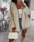 Colorblock Long Sleeve Cardigan