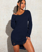 High Low Hem Sweater Dress