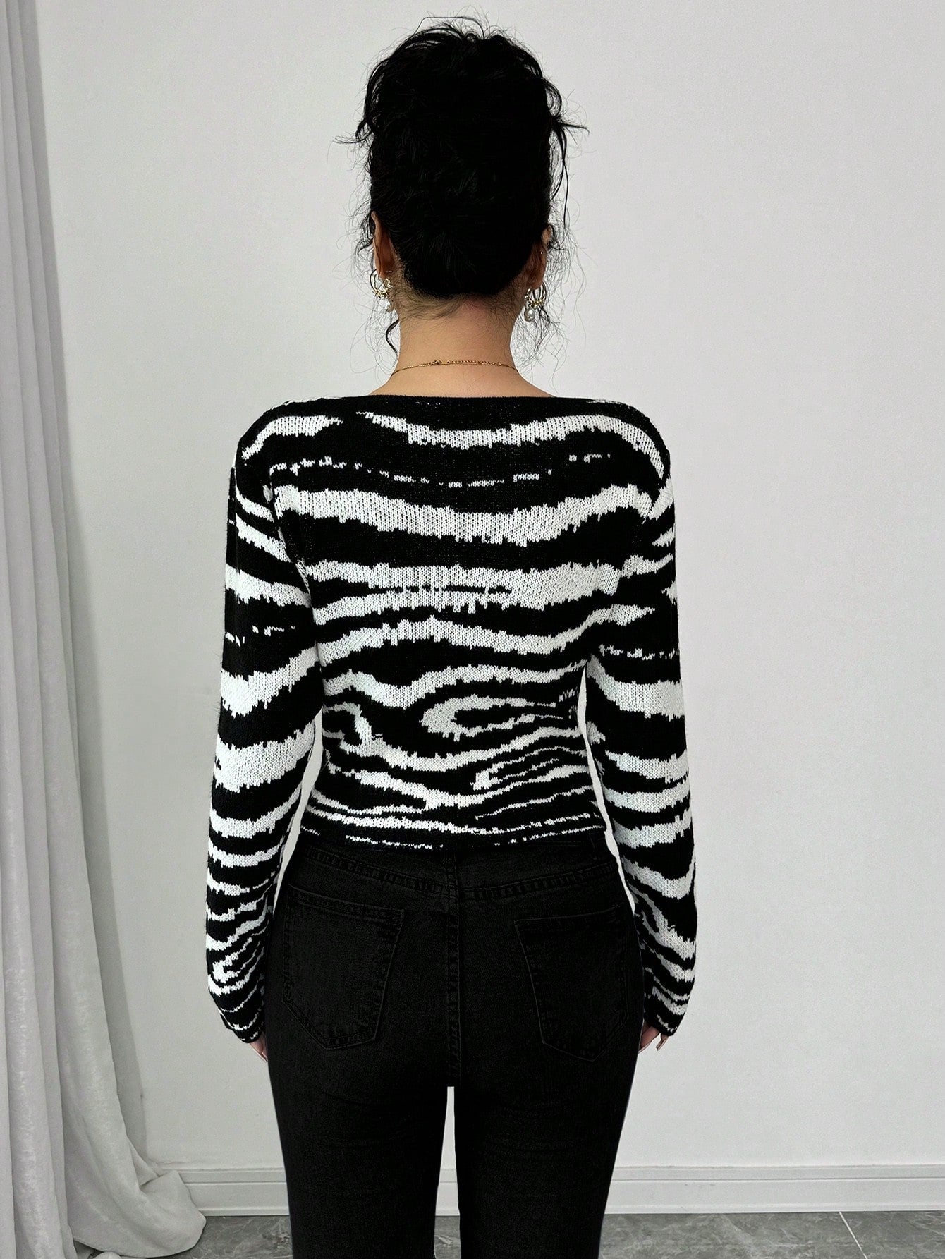 Asymmetrical Tied Casual Blouse - Body By J'ne