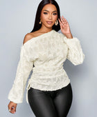 Off-Shoulder Drawstring Top