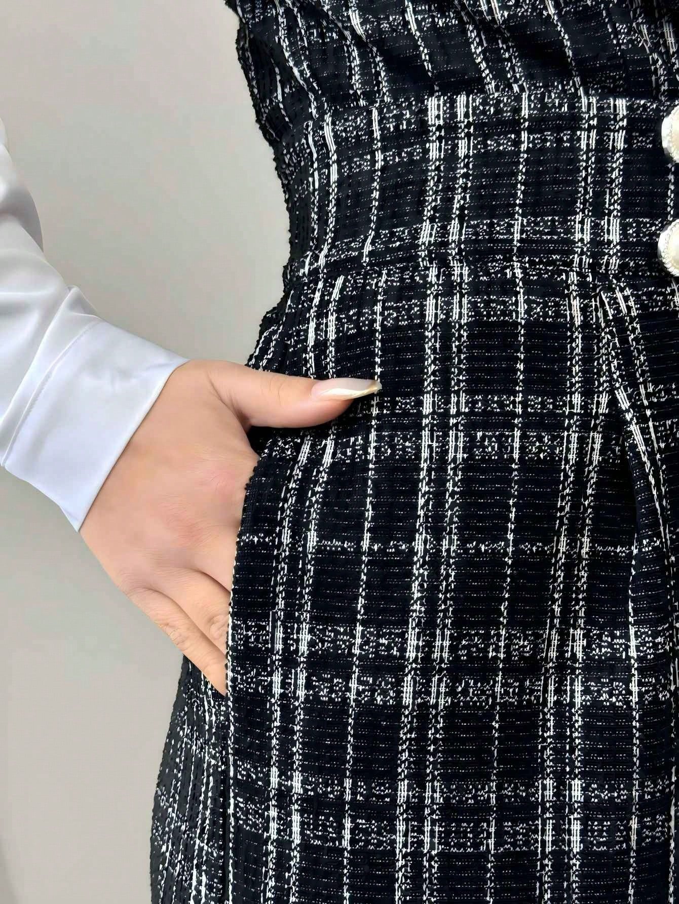 Pearl Button Wide Leg Jumpsuit - Body By J'ne