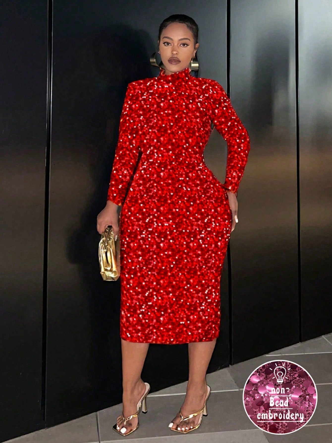 Camo Pattern Long Sleeve Dress - Body By J'ne