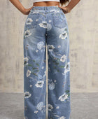 Floral print Jeans