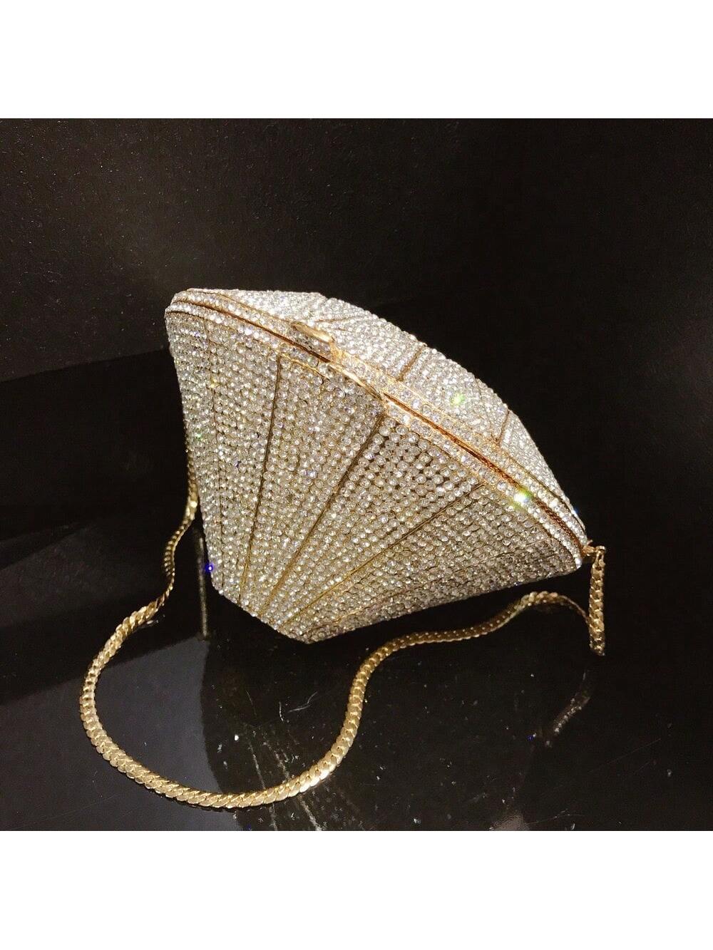 Rhinestone Evening Clutch - Body By J'ne