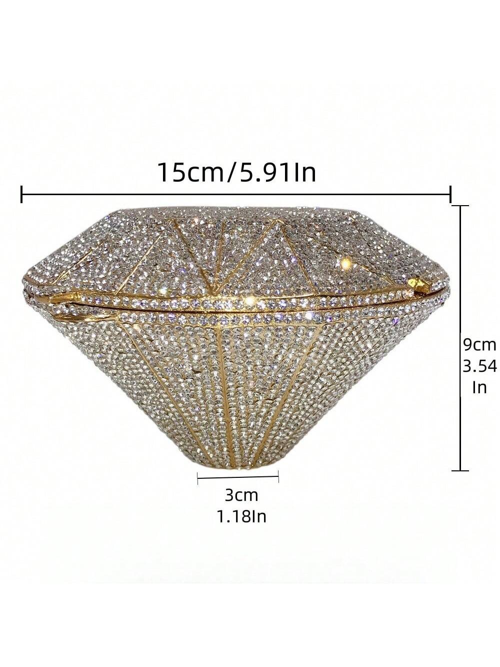 Rhinestone Evening Clutch - Body By J'ne