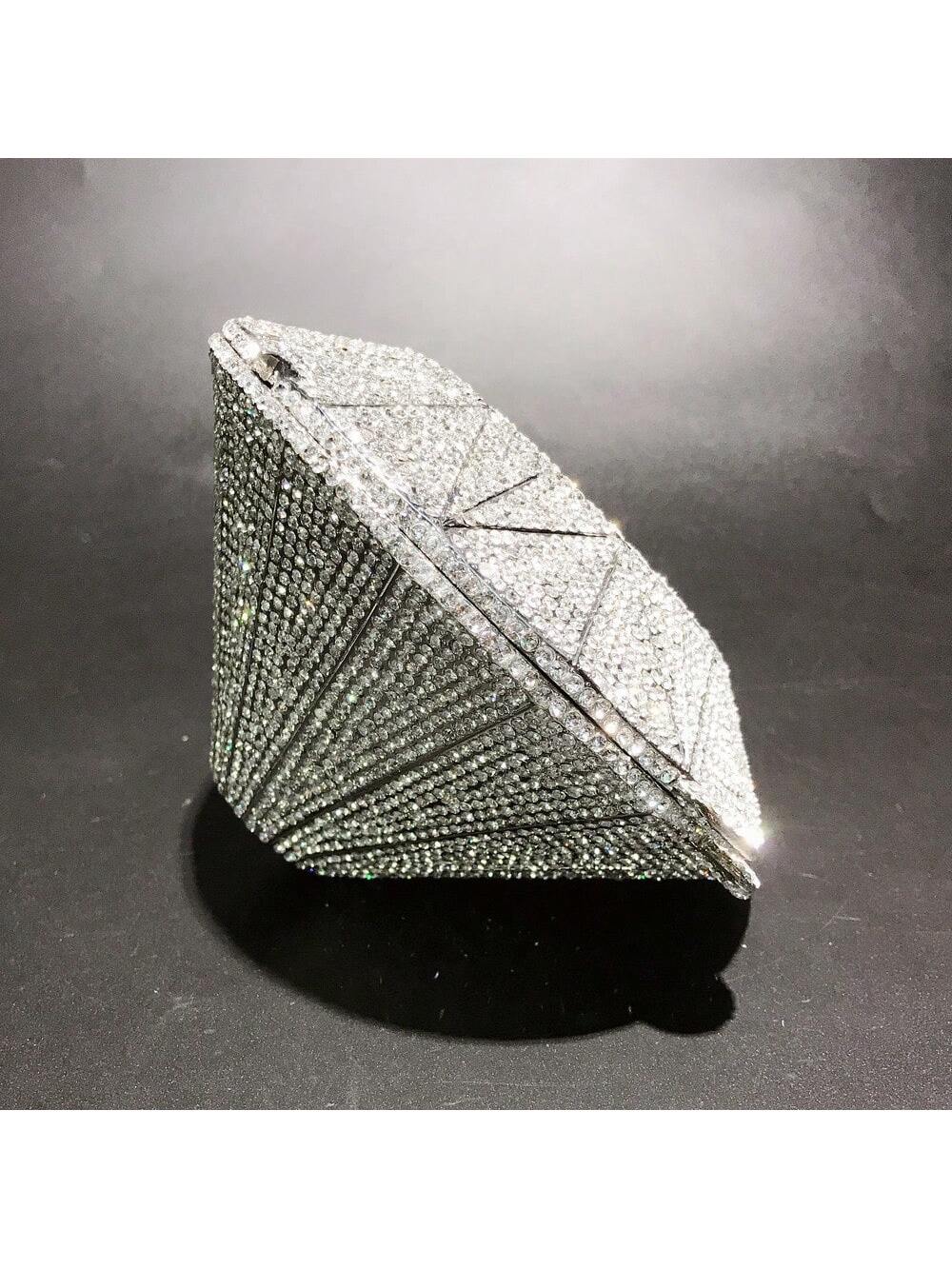 Rhinestone Evening Clutch - Body By J'ne