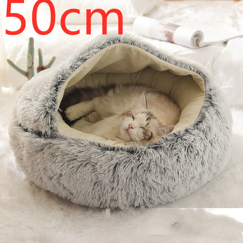 2 In 1 Dog And Cat Plush Bed - Body By J'ne